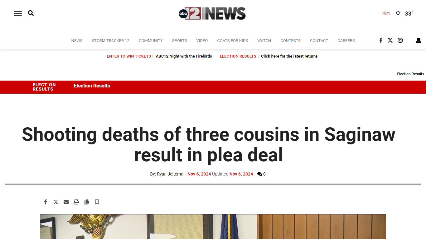 Shooting deaths of three cousins in Saginaw result in plea deal